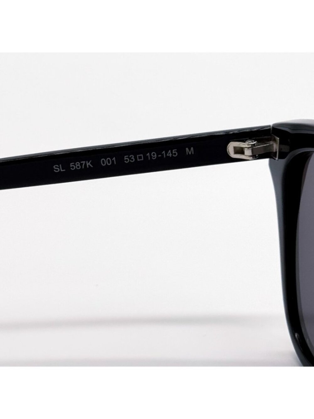 New Saint Laurent Sunglasses SL587/K 001 Black Eyewear - Picture 7 of 9